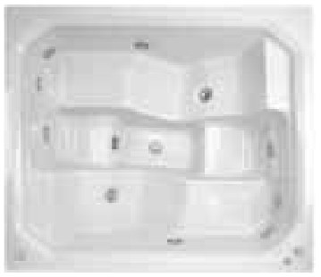 يمينسعة 4 أفراد بالغ •Dimensions : 190 x 170 x 82(h) cm 82 سمX 170X أبعاد 190 •Water capacity: 165 gallons / 750 litres السعة 165 جالون مياه / 750 لتر بدون المياه 145 كجم- الوزن بالمياه 4٫895 كجم : ɳيشمل الأ 10 جيت مياه وحدة تحكم يدوى ماتور مياه 1200 وات و 220 فولت و 61٫1 حصان •Manual air control : 2 buttons included يوجد 2 زر تحكم يدوى •Discharge : 2 valves 2 محبس إختيارى — 190x170x82cm