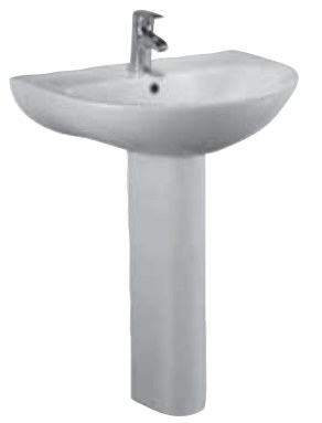 عامود حوض معلق — 65cm